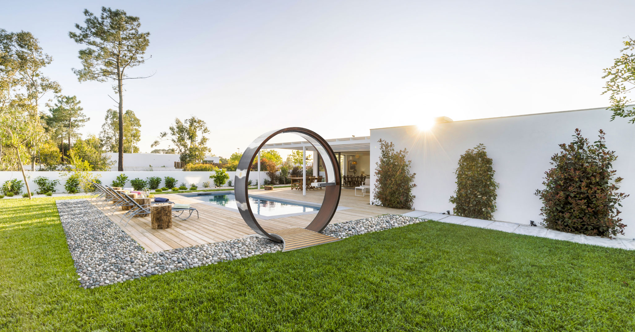 Moon Gate solar shower